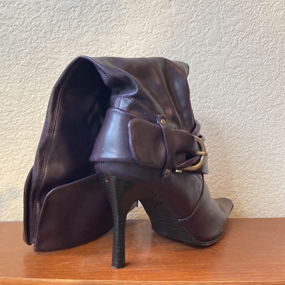 Rampage size 8m purple high heeled boots - Picture 10 of 10